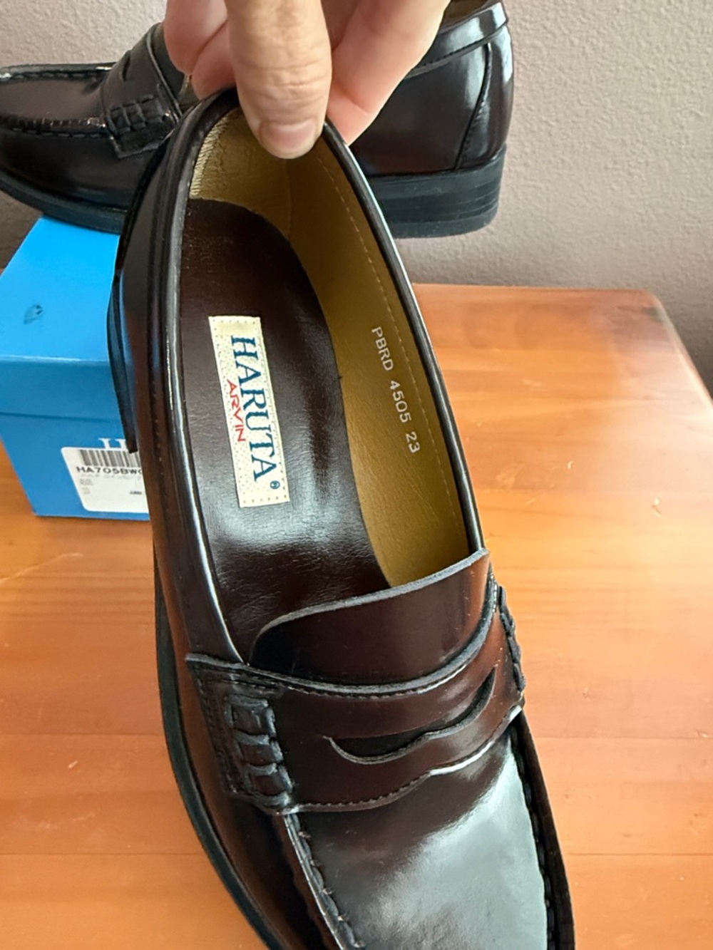 Women’s Classic Penny Loafers in Dark Brown - Picture 5 of 9